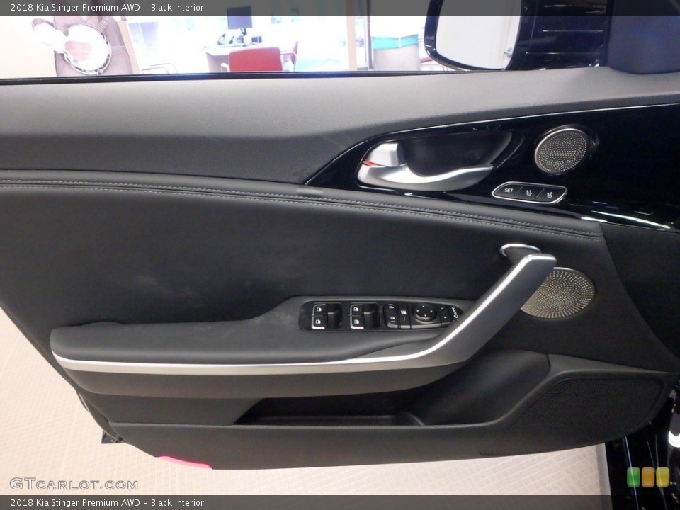 Black Interior Door Panel for the 2018 Kia Stinger Premium AWD #124666942