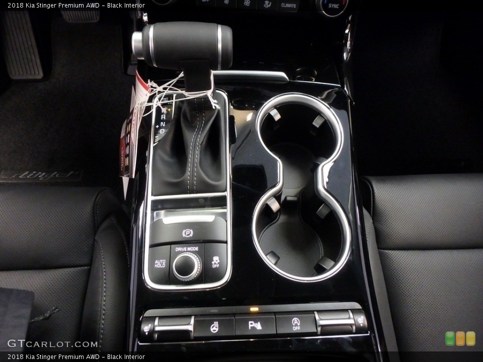 Black Interior Transmission for the 2018 Kia Stinger Premium AWD #124666954