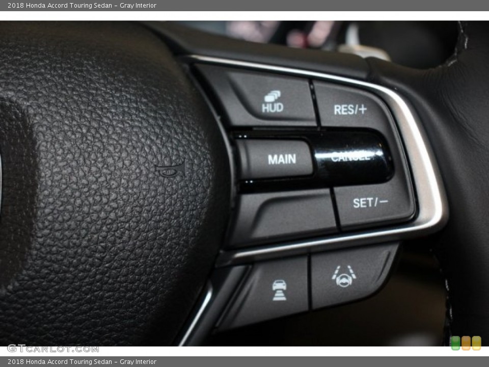 Gray Interior Controls for the 2018 Honda Accord Touring Sedan #124668089