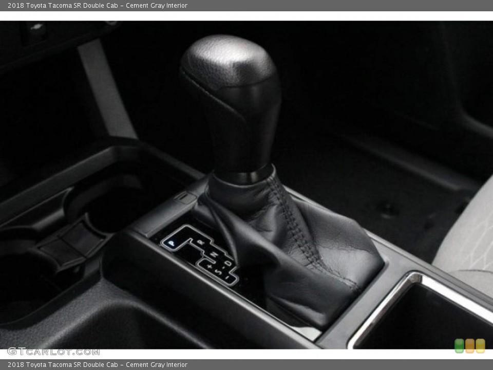 Cement Gray Interior Transmission for the 2018 Toyota Tacoma SR Double Cab #124668775