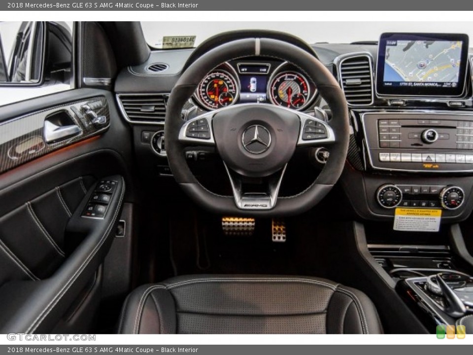 Black Interior Dashboard for the 2018 Mercedes-Benz GLE 63 S AMG 4Matic Coupe #124670926