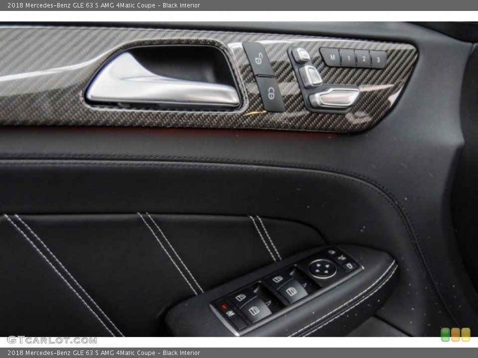 Black Interior Controls for the 2018 Mercedes-Benz GLE 63 S AMG 4Matic Coupe #124671604