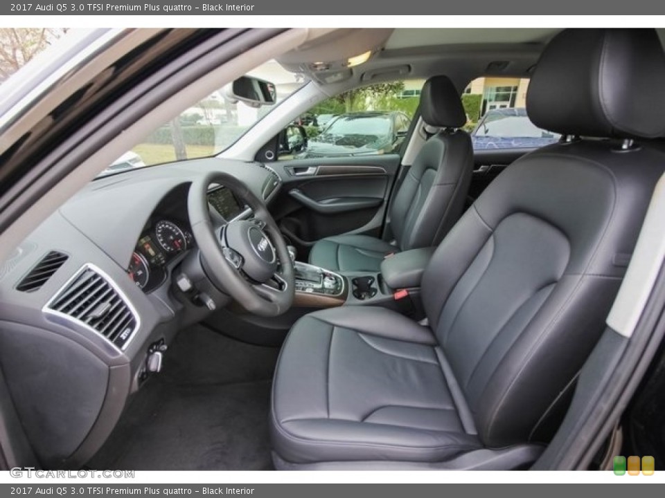 Black Interior Front Seat for the 2017 Audi Q5 3.0 TFSI Premium Plus quattro #124678252