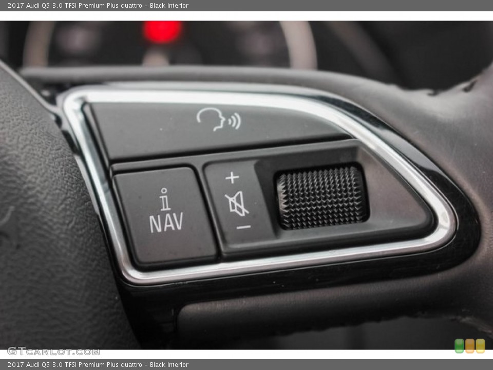Black Interior Controls for the 2017 Audi Q5 3.0 TFSI Premium Plus quattro #124678378