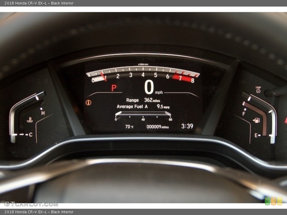 Black Interior Gauges for the 2018 Honda CR-V EX-L #124682958