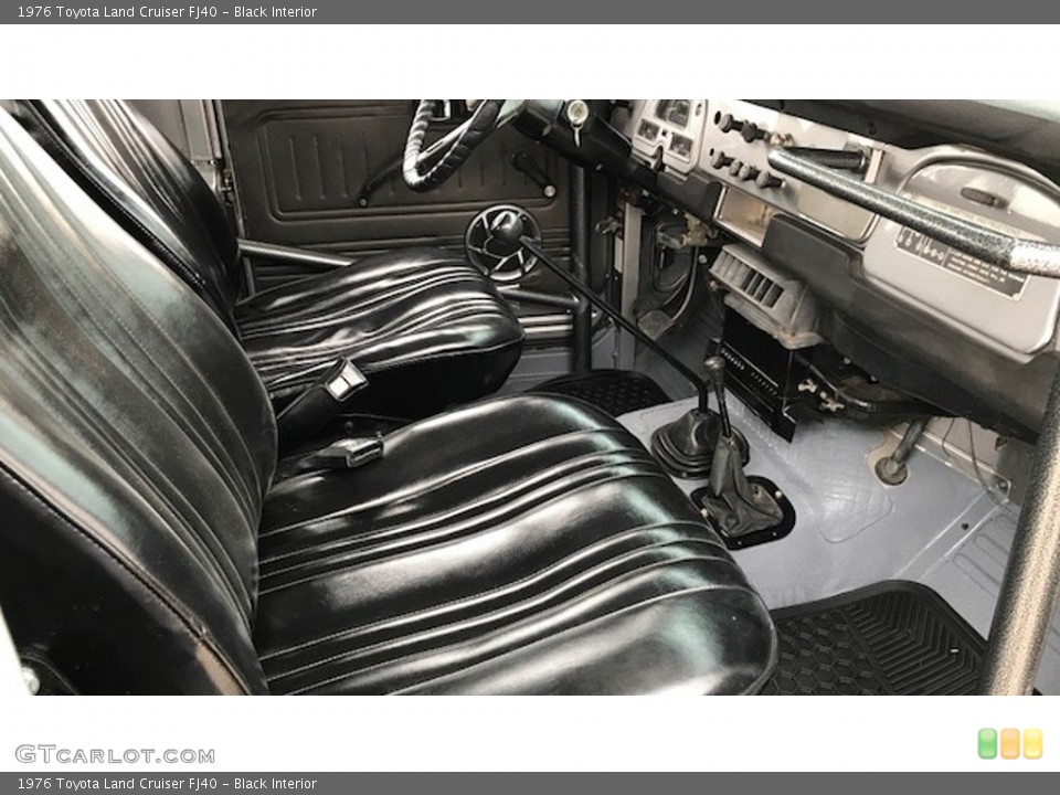 Black Interior Photo for the 1976 Toyota Land Cruiser FJ40 #124684968