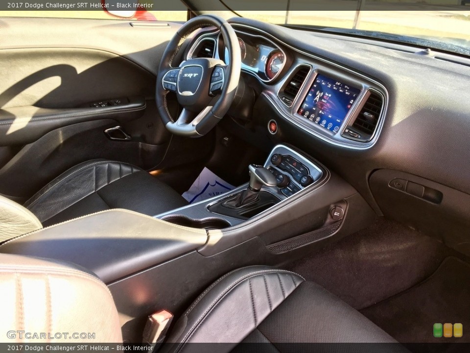 Black Interior Photo for the 2017 Dodge Challenger SRT Hellcat #124685877