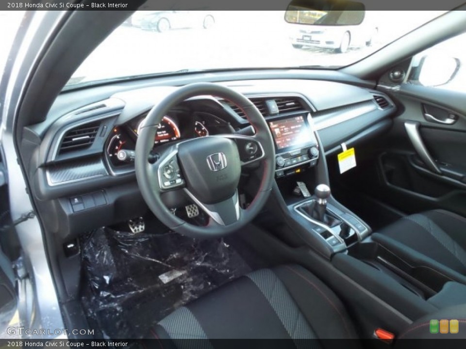 Black Interior Photo for the 2018 Honda Civic Si Coupe #124690284
