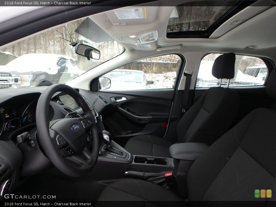 Charcoal Black Interior Front Seat for the 2018 Ford Focus SEL Hatch #124692504