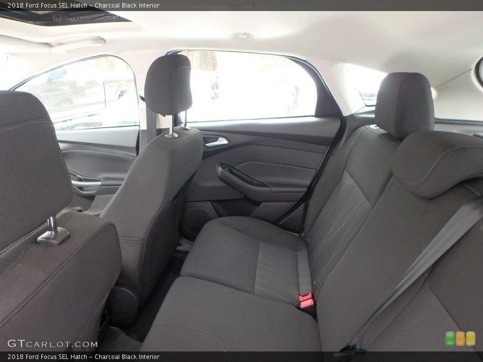 Charcoal Black Interior Rear Seat for the 2018 Ford Focus SEL Hatch #124692528
