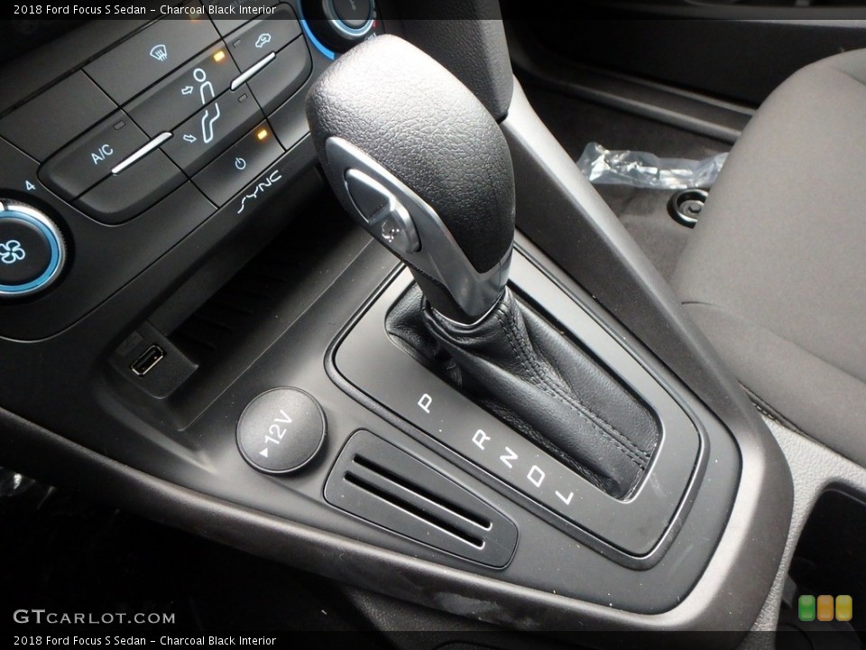 Charcoal Black Interior Transmission for the 2018 Ford Focus S Sedan #124693272