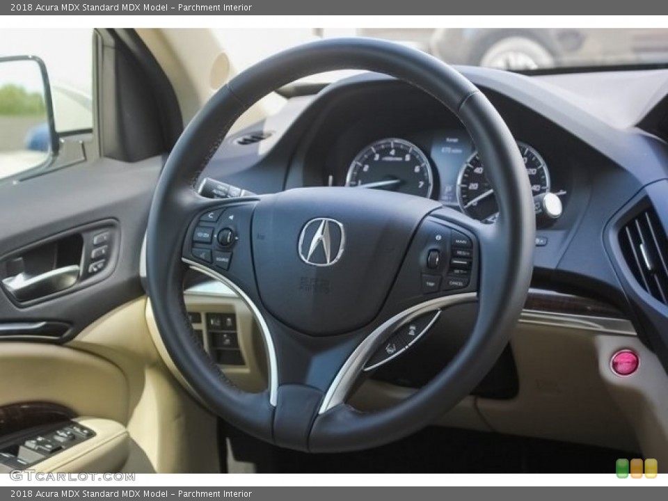 Parchment Interior Steering Wheel for the 2018 Acura MDX  #124698315