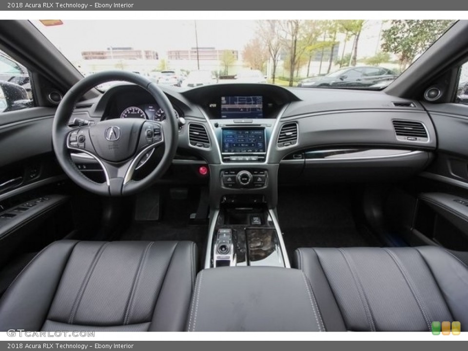 Ebony Interior Photo for the 2018 Acura RLX Technology #124698987