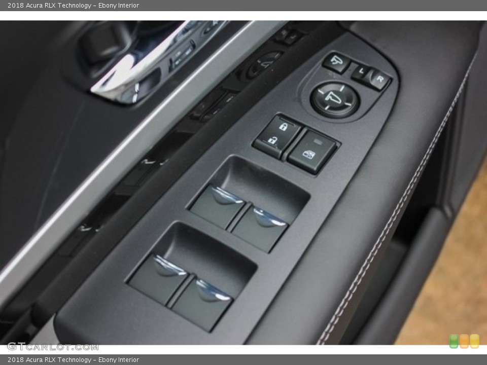 Ebony Interior Controls for the 2018 Acura RLX Technology #124698996