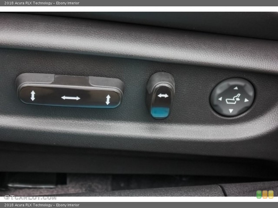 Ebony Interior Controls for the 2018 Acura RLX Technology #124698999
