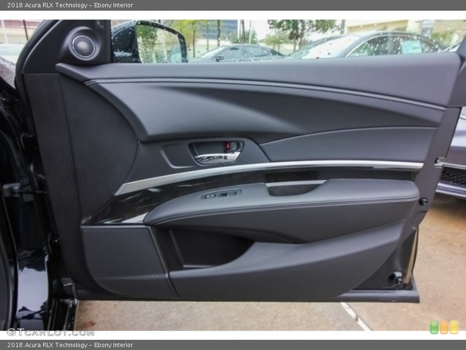 Ebony Interior Door Panel for the 2018 Acura RLX Technology #124699023