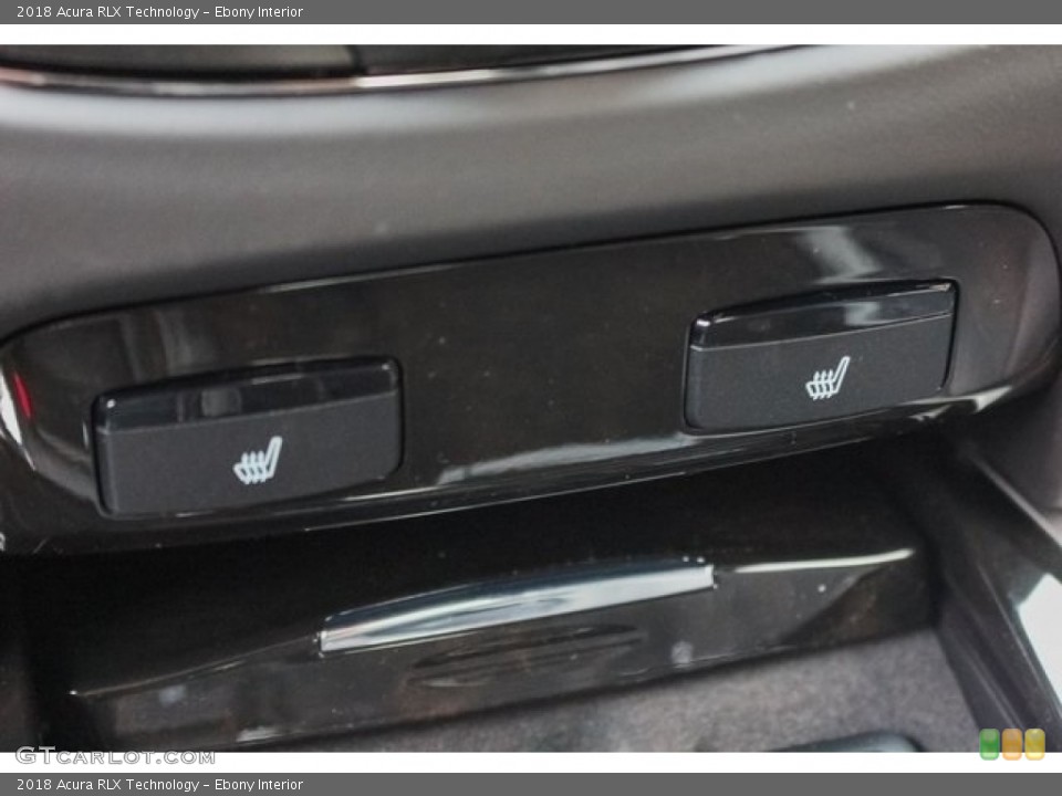 Ebony Interior Controls for the 2018 Acura RLX Technology #124699065