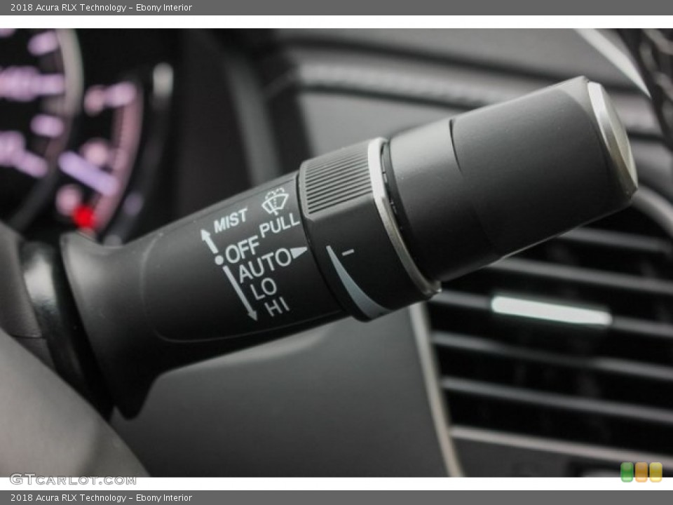 Ebony Interior Controls for the 2018 Acura RLX Technology #124699074