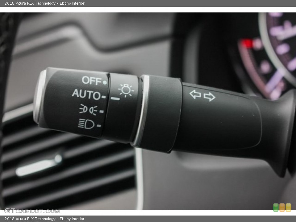 Ebony Interior Controls for the 2018 Acura RLX Technology #124699077