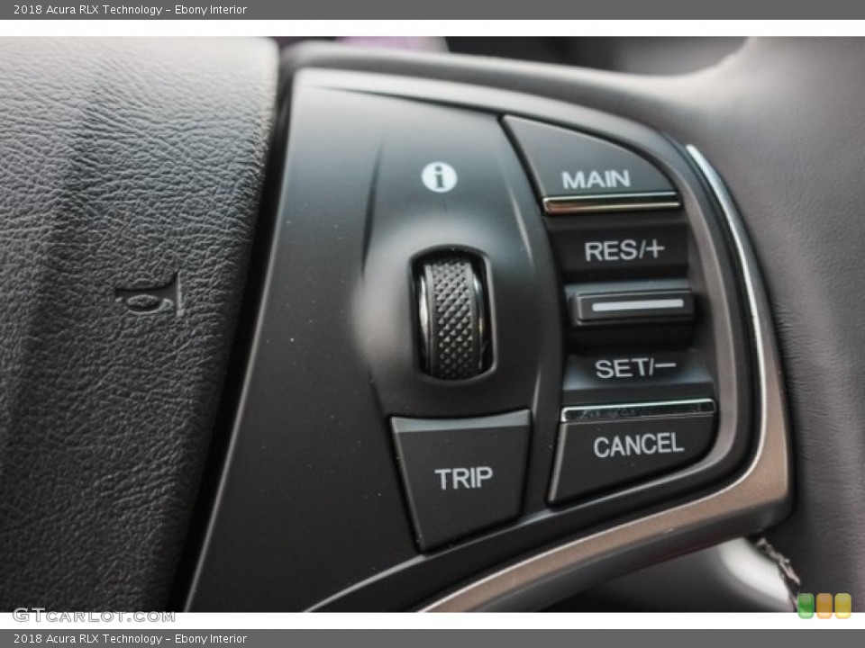 Ebony Interior Controls for the 2018 Acura RLX Technology #124699080