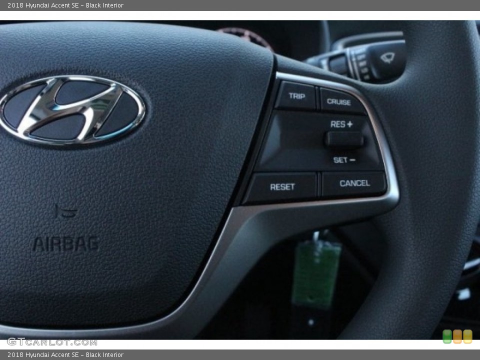 Black Interior Controls for the 2018 Hyundai Accent SE #124706554