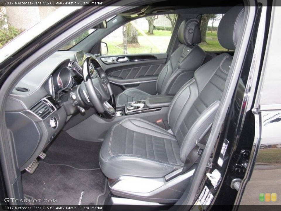 Black Interior Front Seat for the 2017 Mercedes-Benz GLS 63 AMG 4Matic #124709665