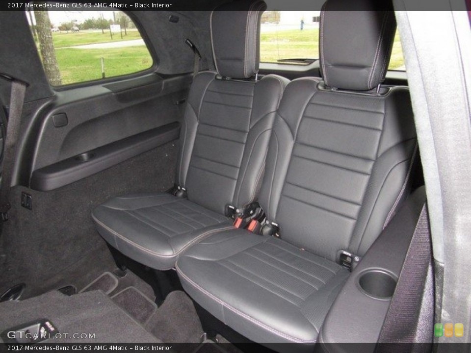 Black Interior Rear Seat for the 2017 Mercedes-Benz GLS 63 AMG 4Matic #124709857