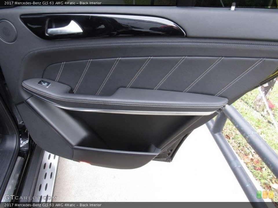 Black Interior Door Panel for the 2017 Mercedes-Benz GLS 63 AMG 4Matic #124710019