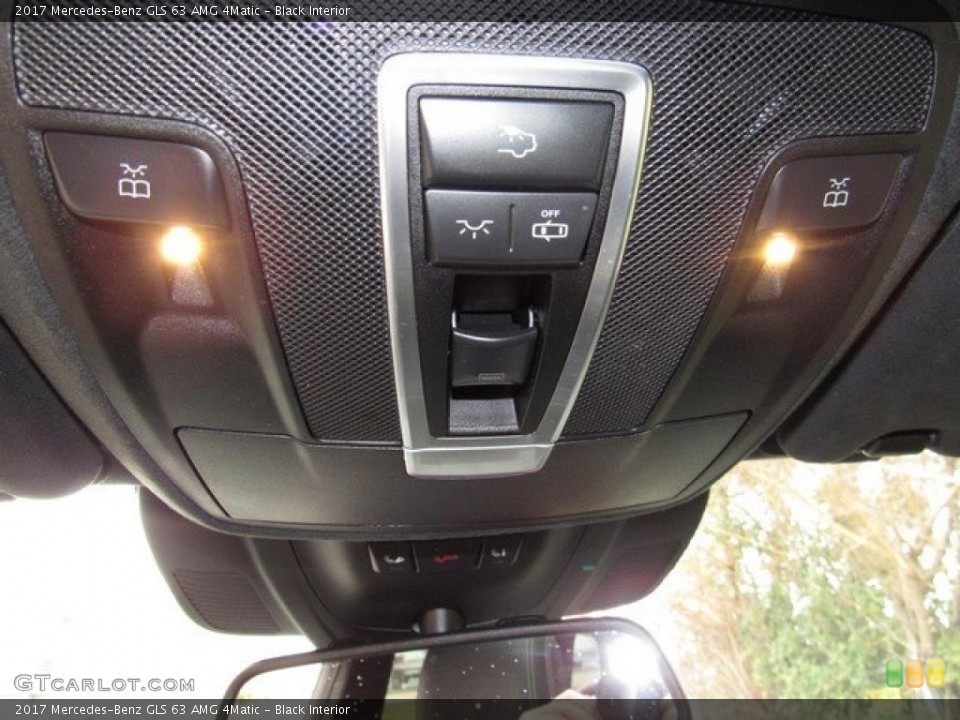 Black Interior Controls for the 2017 Mercedes-Benz GLS 63 AMG 4Matic #124710238