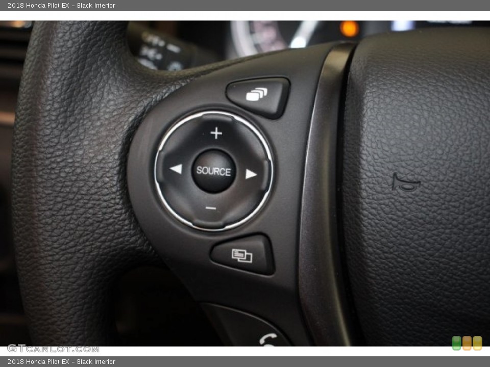 Black Interior Controls for the 2018 Honda Pilot EX #124711906