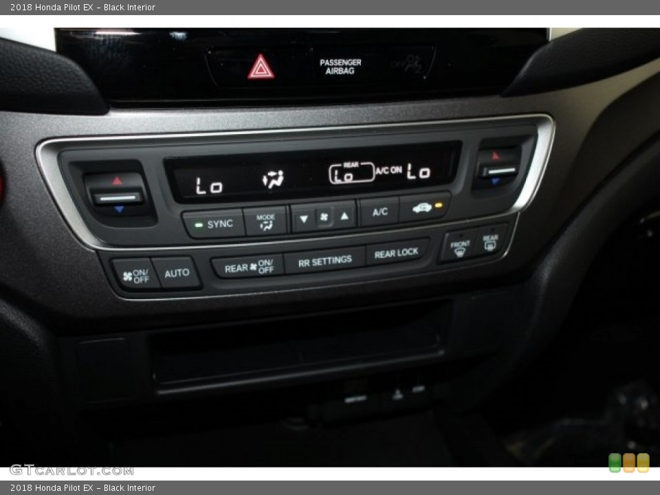 Black Interior Controls for the 2018 Honda Pilot EX #124711996