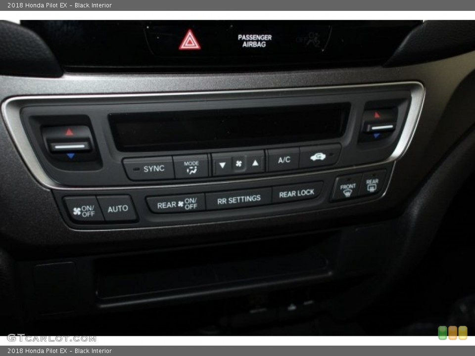 Black Interior Controls for the 2018 Honda Pilot EX #124712032