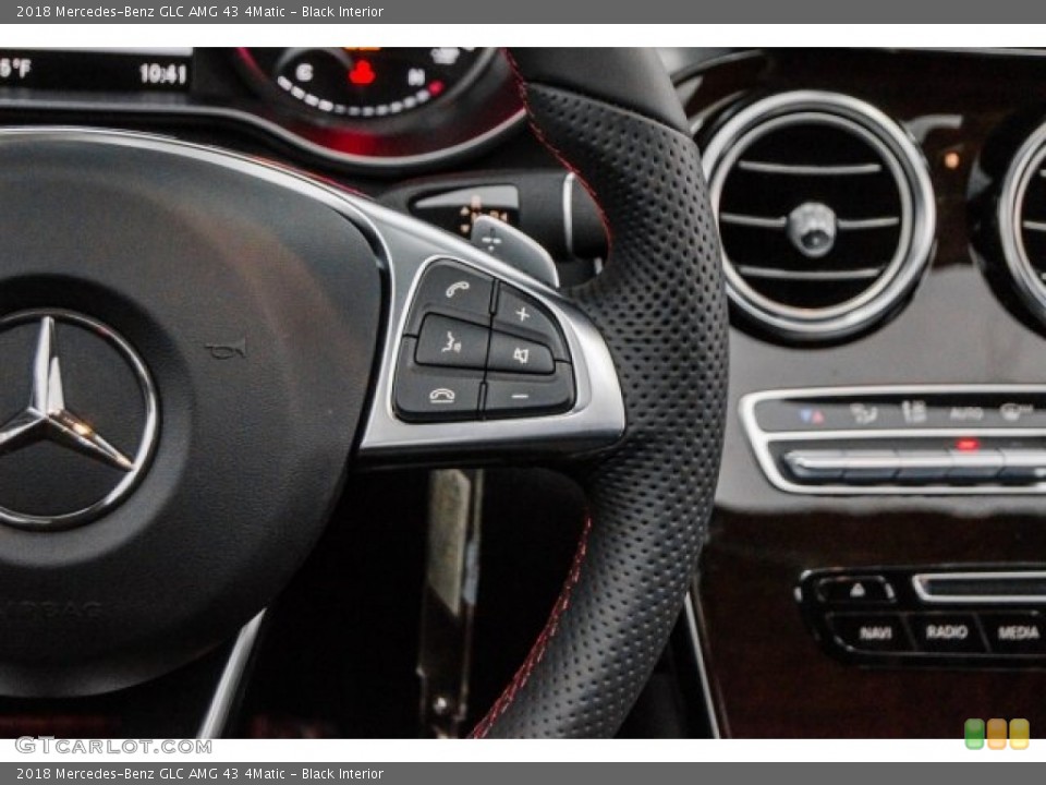 Black Interior Controls for the 2018 Mercedes-Benz GLC AMG 43 4Matic #124719940