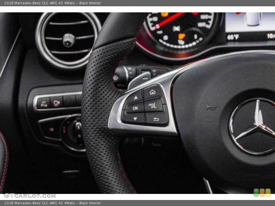 Black Interior Controls for the 2018 Mercedes-Benz GLC AMG 43 4Matic #124719955