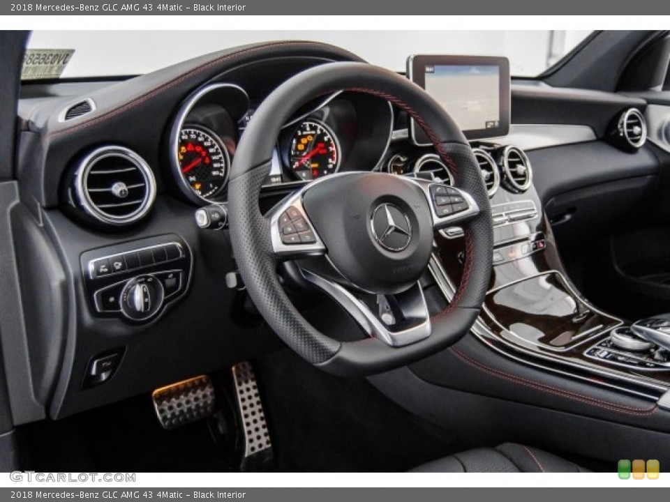 Black Interior Dashboard for the 2018 Mercedes-Benz GLC AMG 43 4Matic #124720018