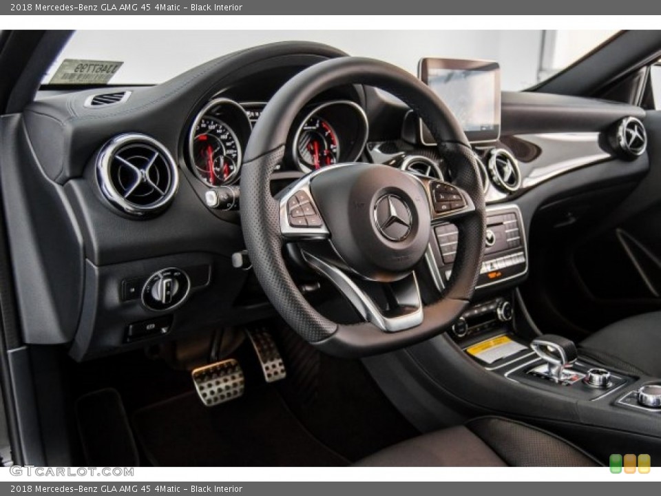 Black Interior Dashboard for the 2018 Mercedes-Benz GLA AMG 45 4Matic #124722574