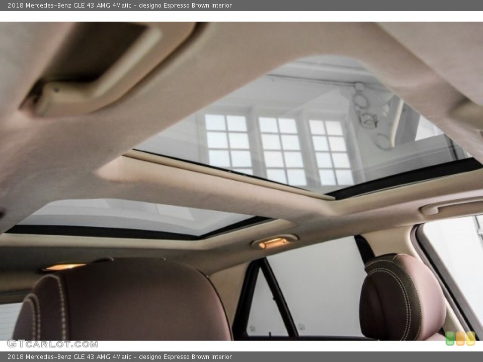 designo Espresso Brown Interior Sunroof for the 2018 Mercedes-Benz GLE 43 AMG 4Matic #124733119