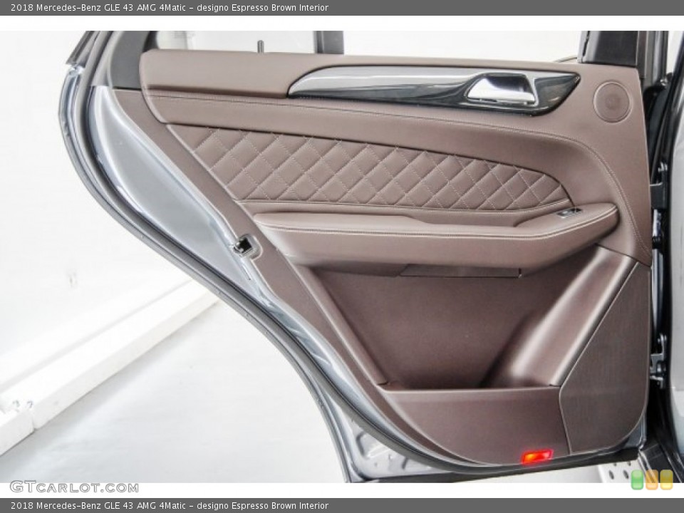 designo Espresso Brown Interior Door Panel for the 2018 Mercedes-Benz GLE 43 AMG 4Matic #124733469