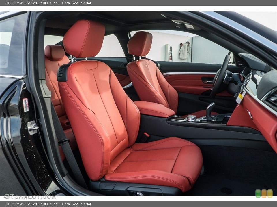 Coral Red Interior Photo for the 2018 BMW 4 Series 440i Coupe #124765696
