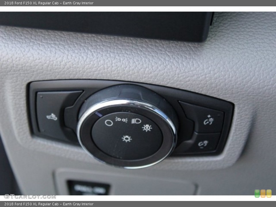 Earth Gray Interior Controls for the 2018 Ford F150 XL Regular Cab #124767455