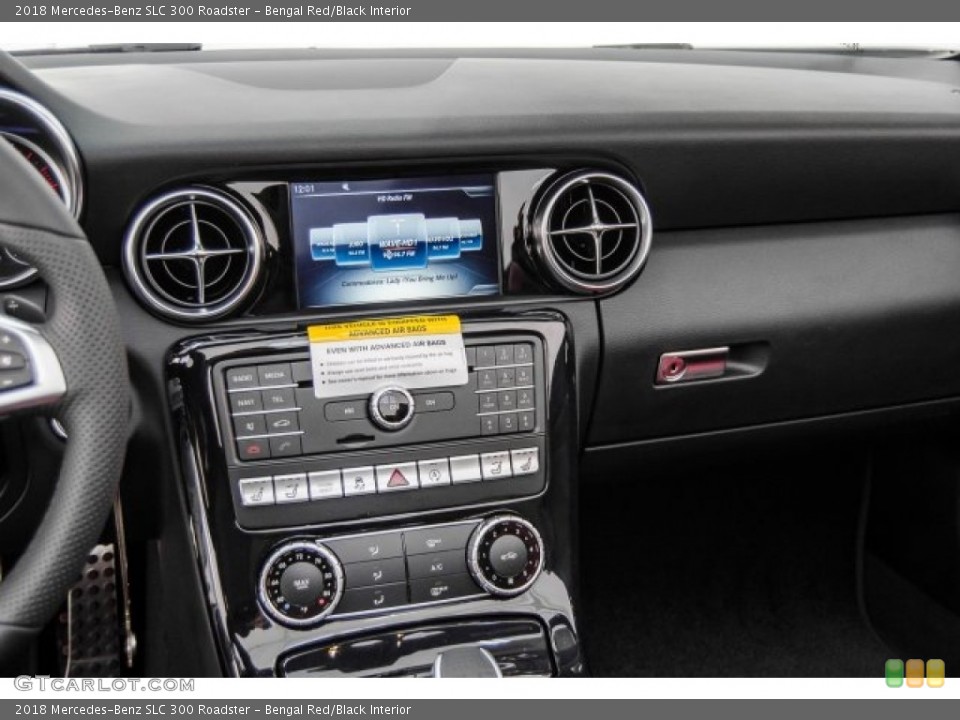 Bengal Red/Black Interior Dashboard for the 2018 Mercedes-Benz SLC 300 Roadster #124772480