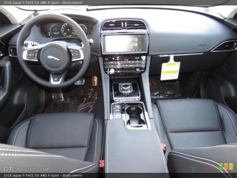 Ebony Interior Dashboard for the 2018 Jaguar F-PACE 30t AWD R-Sport #124775163