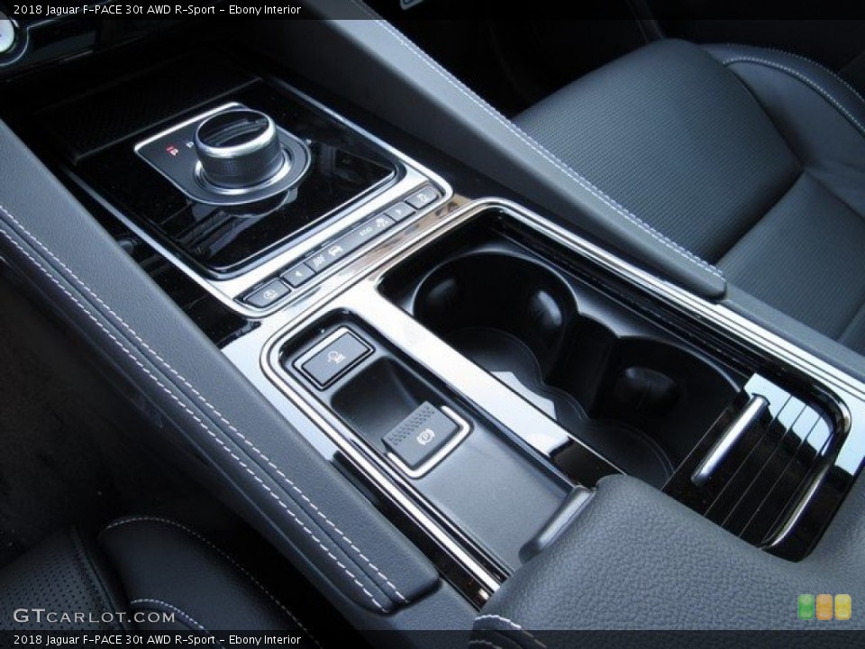 Ebony Interior Transmission for the 2018 Jaguar F-PACE 30t AWD R-Sport #124775487