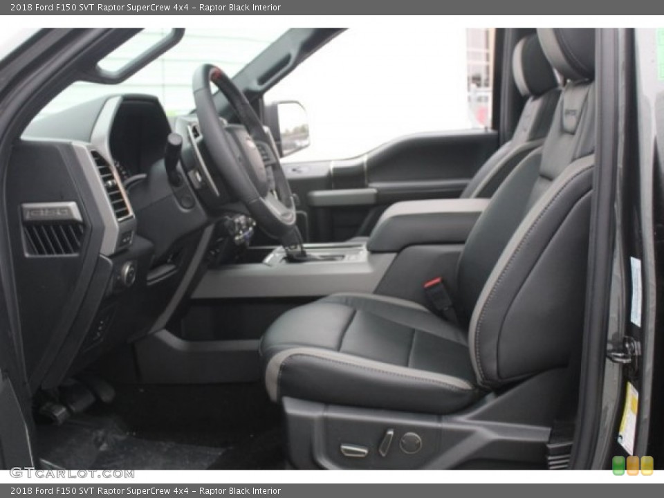 Raptor Black Interior Front Seat for the 2018 Ford F150 SVT Raptor SuperCrew 4x4 #124783454