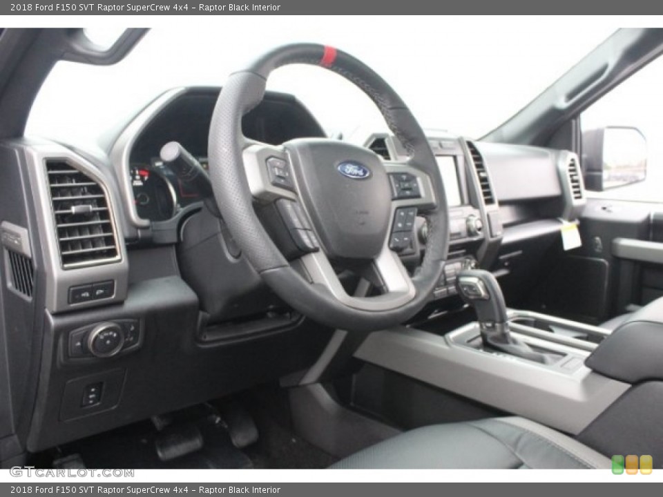 Raptor Black Interior Steering Wheel for the 2018 Ford F150 SVT Raptor SuperCrew 4x4 #124783463