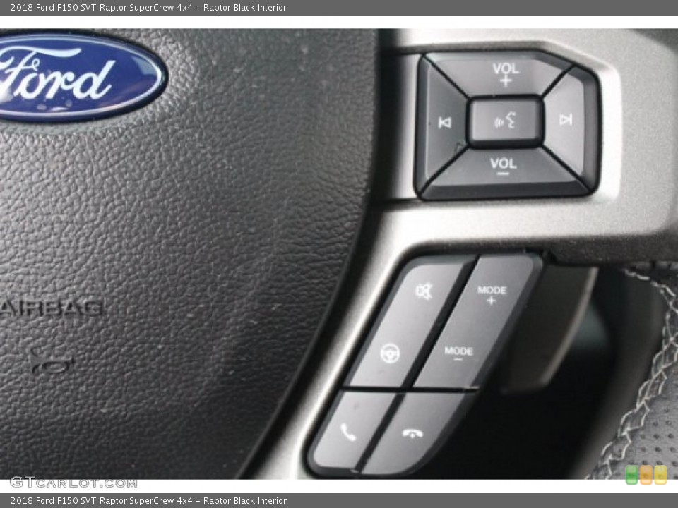 Raptor Black Interior Controls for the 2018 Ford F150 SVT Raptor SuperCrew 4x4 #124783589
