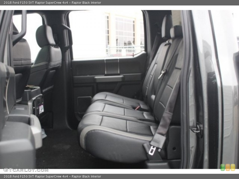 Raptor Black Interior Rear Seat for the 2018 Ford F150 SVT Raptor SuperCrew 4x4 #124783643