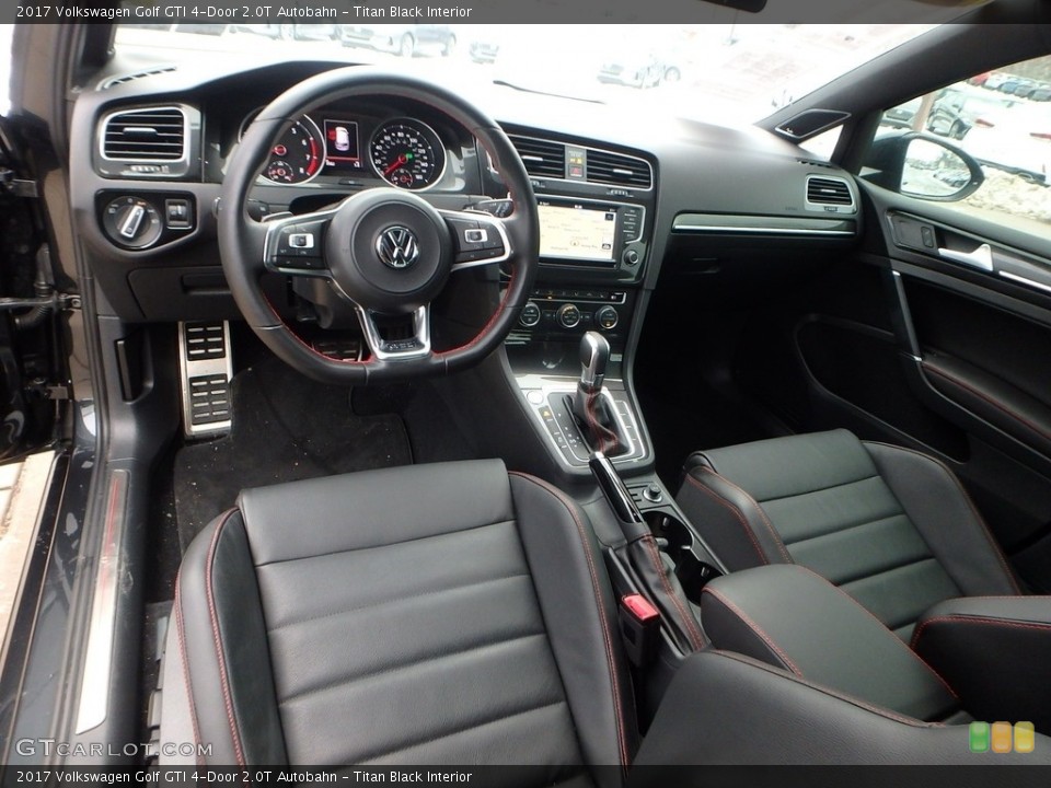 Titan Black 2017 Volkswagen Golf GTI Interiors