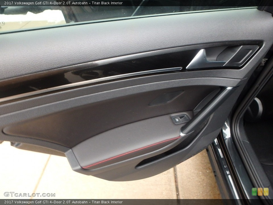 Titan Black Interior Door Panel for the 2017 Volkswagen Golf GTI 4-Door 2.0T Autobahn #124792779