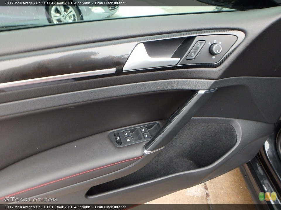 Titan Black Interior Door Panel for the 2017 Volkswagen Golf GTI 4-Door 2.0T Autobahn #124792803